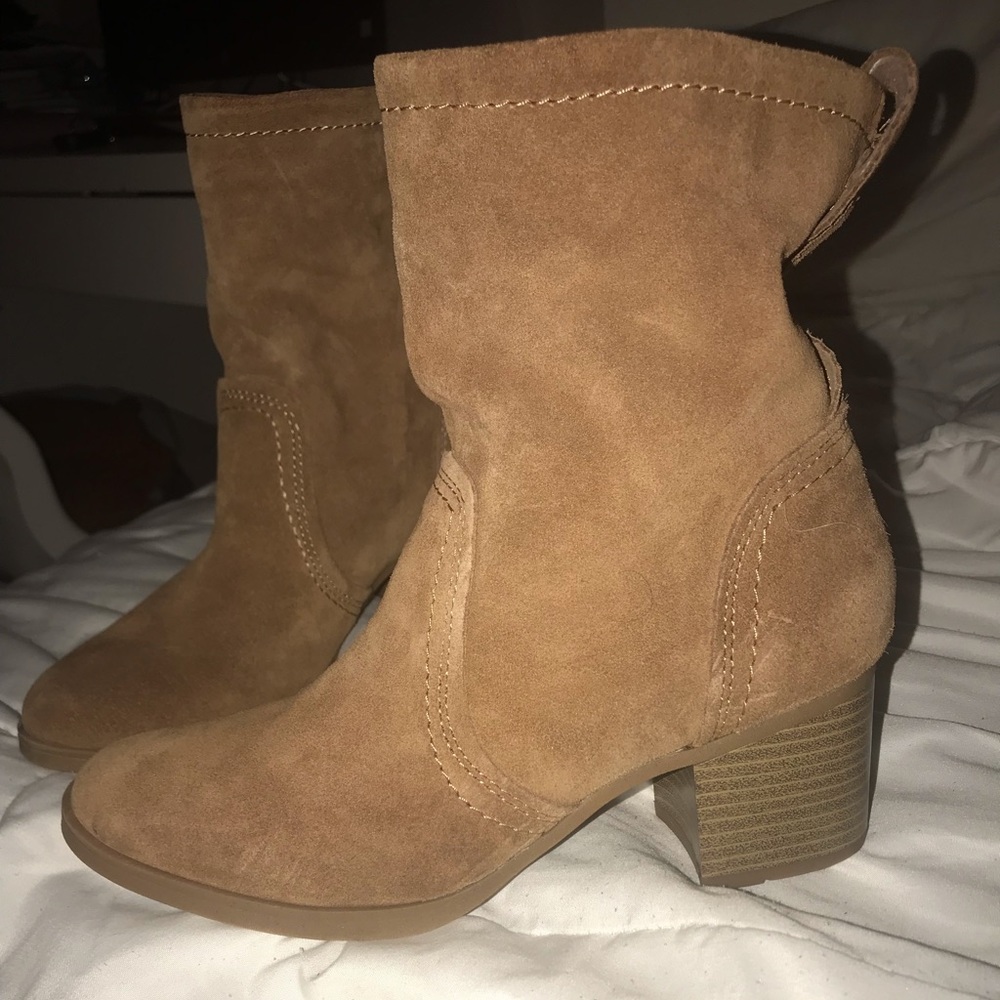 Behari Chestnut Suede Bootie